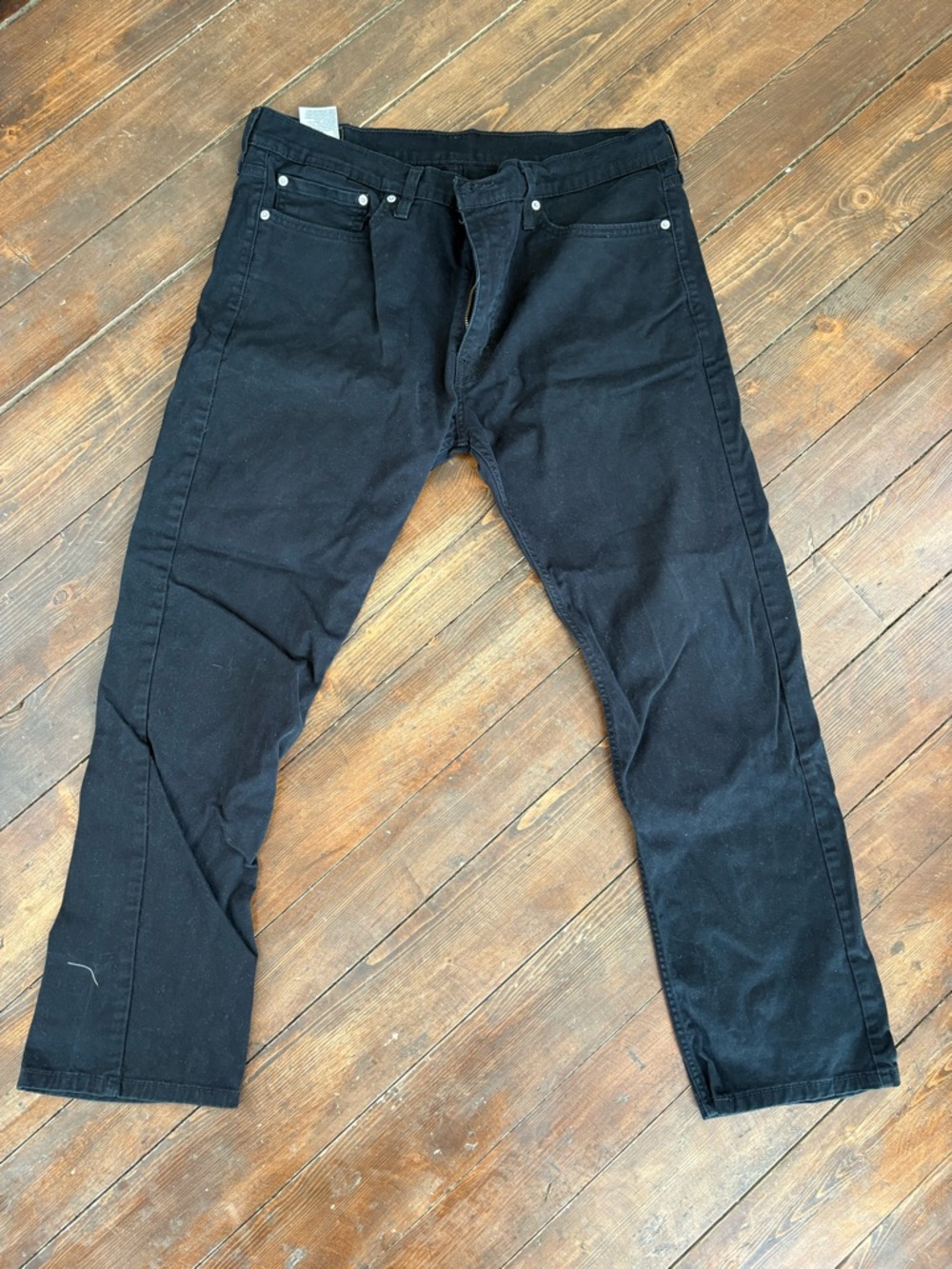 BUNDLE ME ! Levi's 513 Men's Black Straight Jeans 36x30